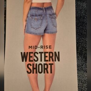 Celebrity Pink Western Jean Shorts Sz.30 NWT